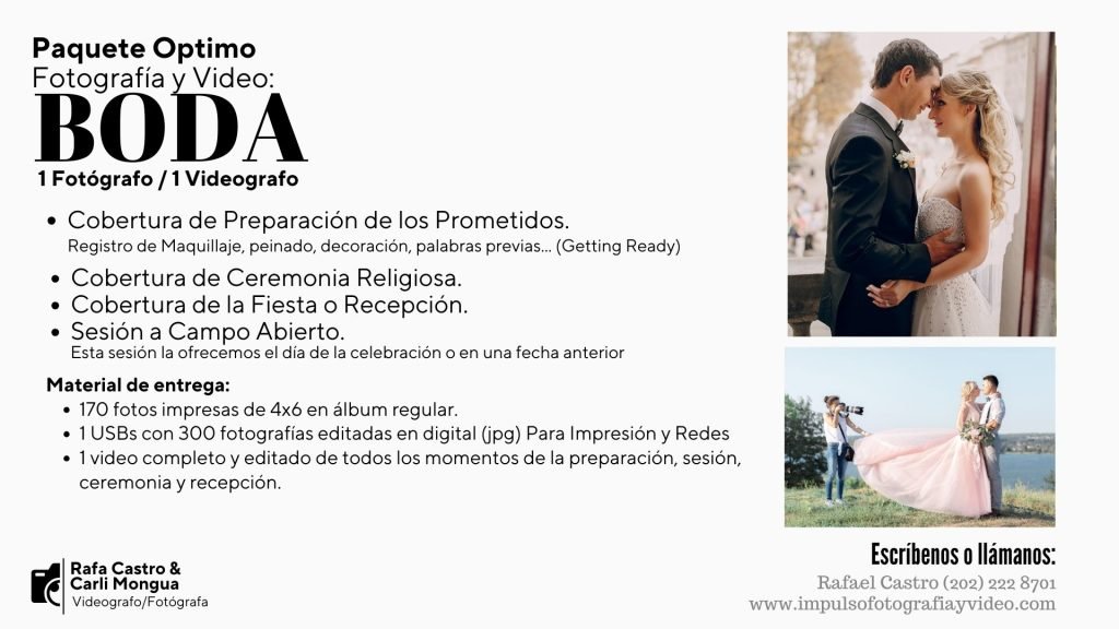 Servicio de Fotografgia y Video